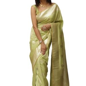 Women's Banarasi Pure Kanjivaram Silk Saree | Designer Wear Pattu Saree With Blouse Piece