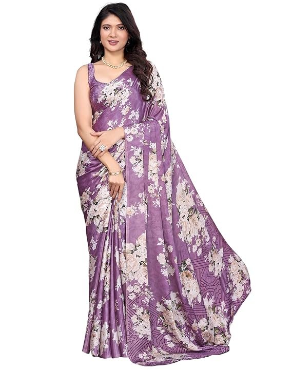 Women's Tussar Silk Printed Saree With Blouse Material | saree collection 2025 | Latest Saree
