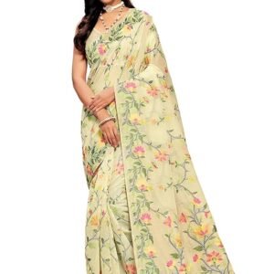 Ethnic Junction Women's Pure Cotton Woven Saree With Blouse Piece | Pure Elegant and Designer Saree